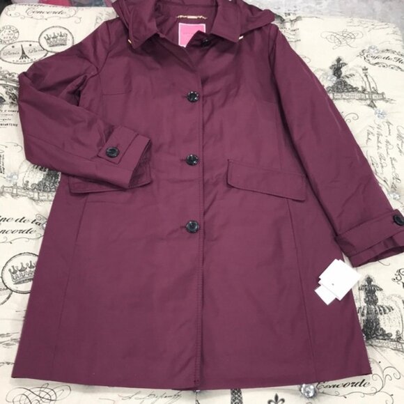 Kate Spade New York Hooded Trench Coat - Picture 6 of 8